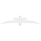 Ekena Millwork Davenport Architectural Grade PVC Gable Bracket, 96"W x 20"H x 2"D x 6"F, 5/12 Pitch GBP096X20X0206DAV00 - alternate 3